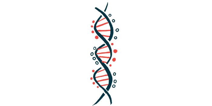 A DNA double helix is illustrated.