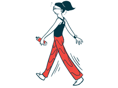 oman walking illustration