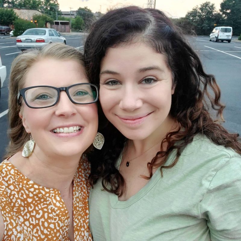 medical mom |  Epidermolysis bullosa News |  Patrice and his friend Lauren smile and take a selfie in a parking lot.