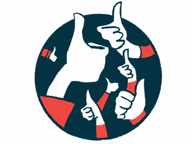 An illustration shows several hands giving the thumbs up.