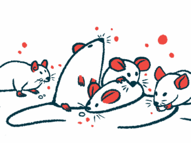 A handful of mice are shown clustered together.