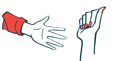 Two hands are shown.