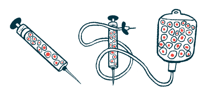 All illustration shows all of the components used in stem cell therapy.