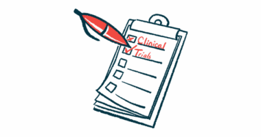 An oversized red pen ticks boxes labeled 